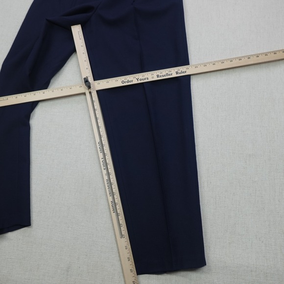 Talbots Pants Womens 10 Petite Wool Pull On Elastic Waist Classic Office Workwea - Picture 8 of 12